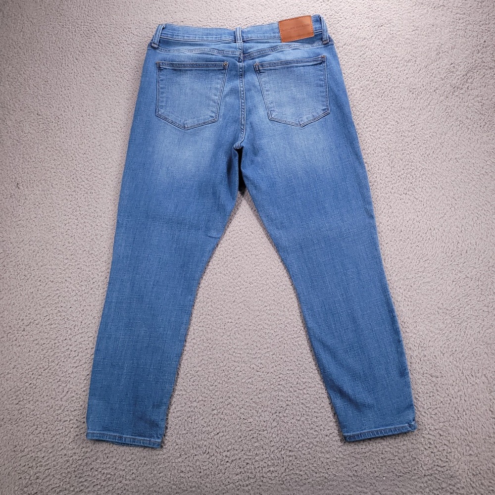 LUCKY BRAND Jeans Size 12/31 Mid Rise AVA Crop Medium Wash Stretch Denim